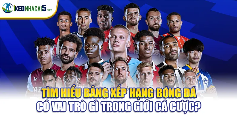 Tìm hiểu bảng xếp hạng bóng đá có vai trò gì trong giới cá cược?